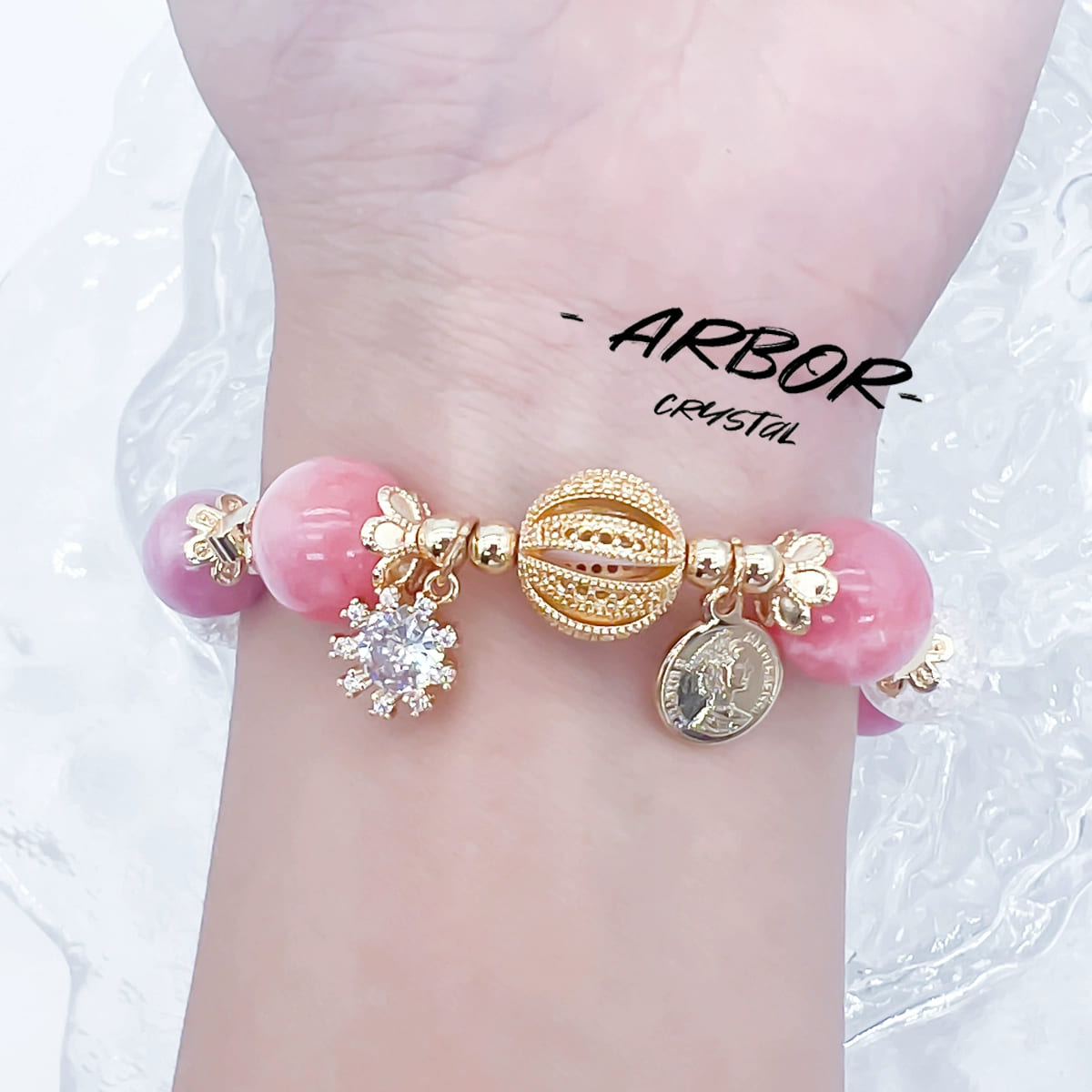 4 Color Blessings Gemstone Bracelet – Romance, Success, Study & Luck