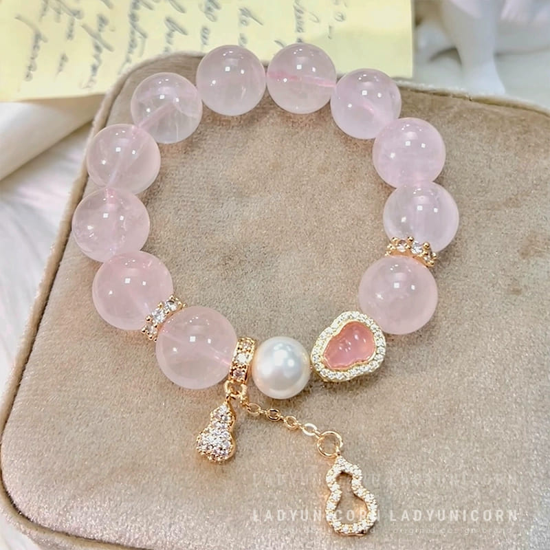 | Wealth | Love | Love & Career Success – 3 Best-Selling Crystal Styles for Luck & Romance-Triple Rose Quartz Bracelet Set