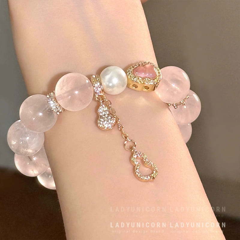 | Wealth | Love | Love & Career Success – 3 Best-Selling Crystal Styles for Luck & Romance-Triple Rose Quartz Bracelet Set